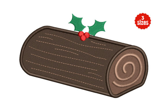 Christmas Chocolate Yule Log Dessert