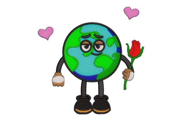 Earth Mascot Falling in Love