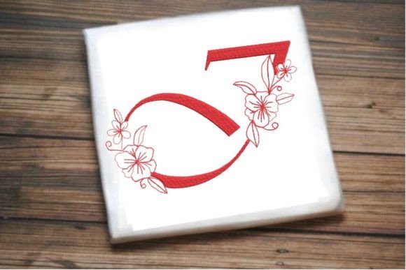 I Floral Monogram Letter Review