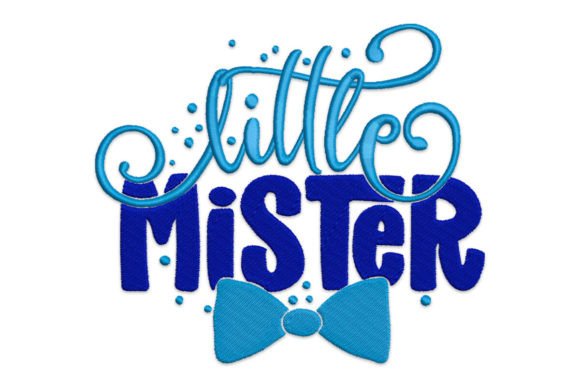 Little Mister Embroidery Design