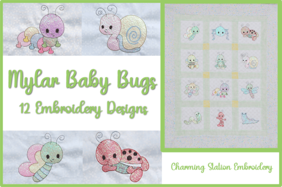 Mylar Baby Bugs: A Seasonal Embroidery Gem