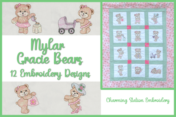 Mylar Gracie Bears
