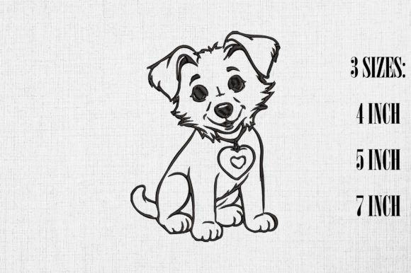 Valentine Cute Australian Shephed